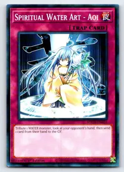 Spiritual Water Art - Aoi SDCH-EN031 Structure Deck: Spirit Charmers Yu-Gi-Oh - Image 1