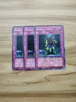 Yu-Gi-Oh! - Robbin' Goblin 3X - Full Playset Of Cards - Image 1