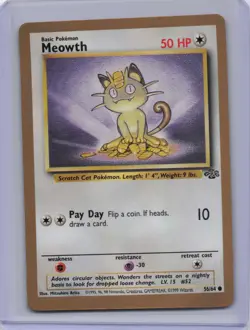 Meowth (Gold Bordered Promo) 56/64 Miscellaneous Cards & Products Pokemon LP - Image 1