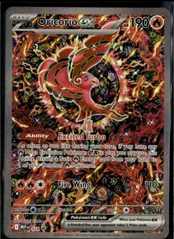 Oricorio ex 024 Holo Promo ME: Mega Evolution Promo Pokemon Near Mint - Image 1