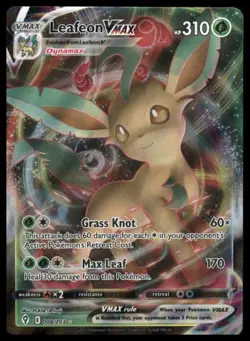 Leafeon VMAX Holo Ultra Rare SWSH07: Evolving Skies 008/203 NM - Image 1
