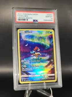 Keldeo GG07/GG70 SWSH: Crown Zenith: Galarian Gallery Holo PSA 10 - Image 1