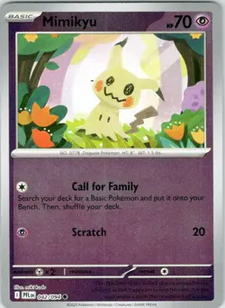 Mimikyu Reverse Holo Common ME02: Phantasmal Flames 042/094 NM - Image 1