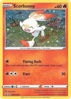 Pokemon - Scorbunny - SWSH244 - COSMOS HOLO PROMO - NM/M - Image 1