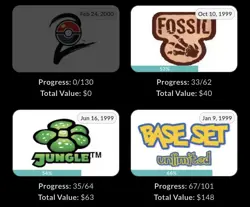 Pokemon Vintage Lot Binder WOTC Base Set, Fossil, Jungle - Image 2