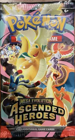 Pokemon Mega Evolution Ascended Heroes - Individual Packs - Image 1