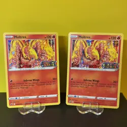 🔥 Moltres SWSH185 🔥 NM lot of 4 Brilliant Stars Black Star Promo Pokemon TCG - Image 2