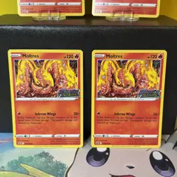 🔥 Moltres SWSH185 🔥 NM lot of 4 Brilliant Stars Black Star Promo Pokemon TCG - Image 3