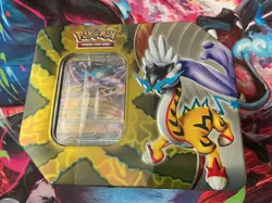POKEMON TCG - PARADOX DESTINIES TIN - RAGING BOLT EX - *New Sealed - Image 1