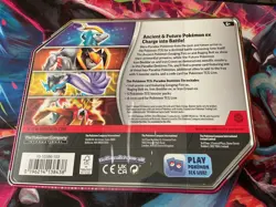 POKEMON TCG - PARADOX DESTINIES TIN - RAGING BOLT EX - *New Sealed - Image 2