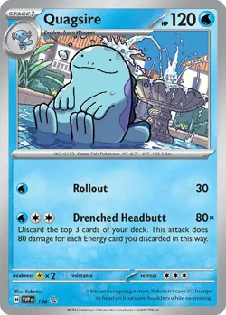 Quagsire Holo Promo SV: Scarlet & Violet Promo Cards 156 NM - Image 1