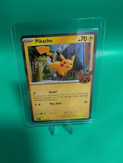 Pikachu - (Cosmos Holo) 018/091 Trick or Trade Booster 2024 Holo - Image 1