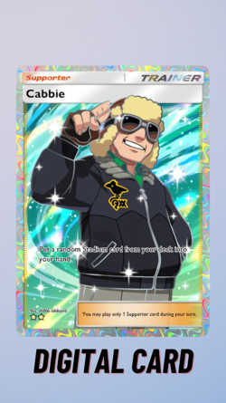 Cabbie Pulsing Aura Pokemon TCG Pocket 2 Star ⭐⭐ (English) - Image 1