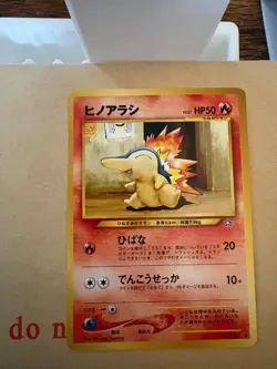 Cyndaquil 155 Japanese Neo Genesis Common Pokemon Card LP Old Back Vintage 1996 - Image 1