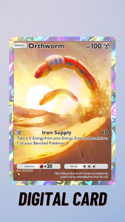 Orthworm Full Art Paldean Wonders Pokemon TCG Pocket 1 Star ⭐ (English) - Image 1
