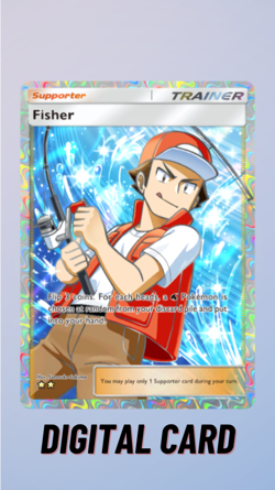 Fisher Full Art Wisdom Of Sea And Sky Pokemon TCG Pocket 2 Star ⭐⭐ (English) - Image 1