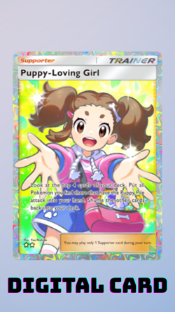 Puppy-Loving Girl Everyday Wonders Pokemon TCG Pocket 2 Star ⭐⭐ (English) - Image 1
