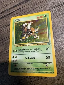 Pinsir ~ 9/64 ~ Holo ~ JUNGLE WOTC ~ HEAVY PLAY ~ Pokemon Card - Image 2