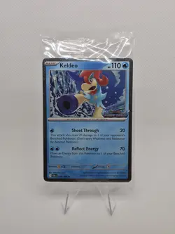 Pokemon TCG Keldeo 019/086 Me04 SEALED Chaos Rising Promo Holo Rare English 2026 - Image 1