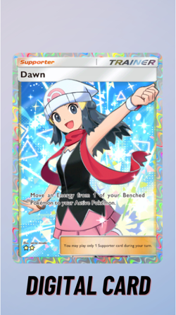 Dawn Full Art Space-Time Smackdown Pokemon TCG Pocket 2 Star ⭐⭐ (English) - Image 1