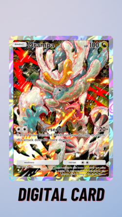 Drampa Full Art Celestial Guardians Pokemon TCG Pocket 1 Star ⭐ (English) - Image 1