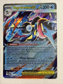 Mega Greninja EX Holo Lot of 2 English Chaos Rising Pokemon TCG 022/086&100/086 - Image 2