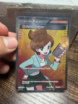 Professor Juniper (116 Full Art) 116/116 Plasma Freeze Holo - Image 1