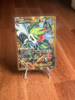 Pokemon Shaymin EX 077A/108 Alternate Art Holo Damaged - Image 1