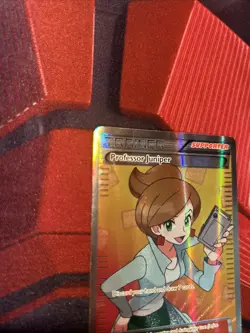 Pokemon Professor Juniper (116 Full Art) 116/116 Plasma Freeze Holo - Image 3