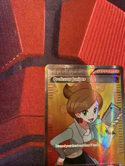 Pokemon Professor Juniper (116 Full Art) 116/116 Plasma Freeze Holo - Image 4