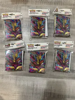 Lot of 6 Pokemon Lost Origin Mini Portfolio + Booster Pack Factory Sealed - Image 1