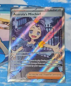 Pokemon Mega Evolution Acerola's Mischief English #165/132 NM - Image 1