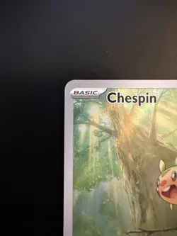 Chespin - 087/086 - Illustration Rare Pokemon ME04 Chaos Rising M/NM - Image 3