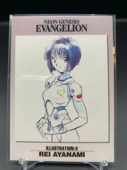 Rei Ayanami 02 Neon Genesis Evangelion Card Dass Maters Bandai 1996 Japanese - Image 1