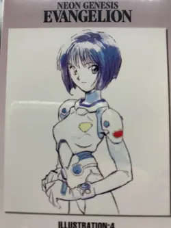 Rei Ayanami 02 Neon Genesis Evangelion Card Dass Maters Bandai 1996 Japanese - Image 2