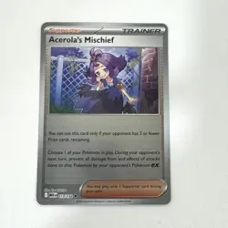 Acerola's Mischief 113/132 Reverse Holo Pokemon TCG: Mega Evolution - NM - Image 1