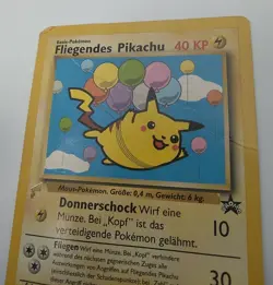 Pokemon Pikachu (Flying) 25 World Collection German Damaged - Image 4