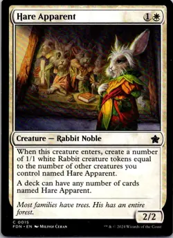HARE APPARENT 15 COMMON FOUNDATIONS MAGIC: THE GATHERING LP - Image 1