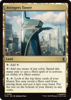 Avengers Tower 260 Uncommon MTG MSH NM - Image 1