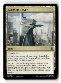 Avengers Tower 260 Uncommon MTG MSH NM - Image 4