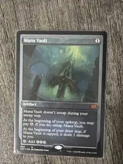 MTG Mana Vault Foil Etched Double Masters 2022 - Image 1