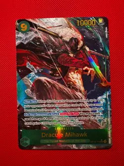Dracule Mihawk - OP14-119 (Alternate Art) The Azure Sea's Seven Foil - Image 2