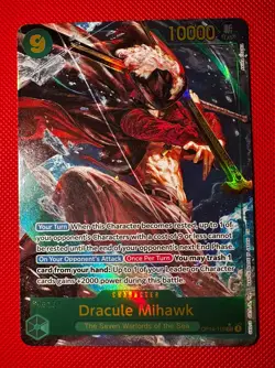 Dracule Mihawk - OP14-119 (Alternate Art) The Azure Sea's Seven Foil - Image 1