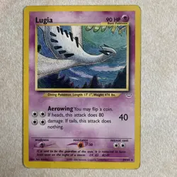 Pokemon TCG Lugia 20/64 Neo Revelation Rare Regular 90 HP Unlimited Edition - Image 1