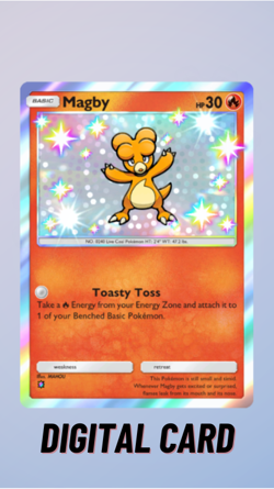 Magby Shiny Fantastical Parade Pokemon TCG Pocket 1 Star ⭐ (English) - Image 1