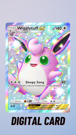 Wigglytuff EX Shiny Celestial Guardians Pokemon TCG Pocket 2 Star ⭐⭐ (English) - Image 1