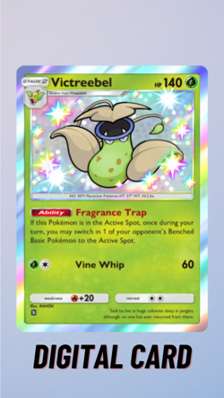 Pokemon TCG Pocket Victreebel Shiny Mega Rising Trade 1 Star ⭐ (English) - Image 1