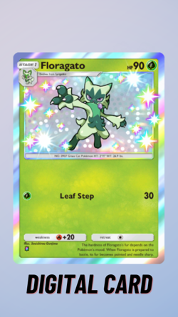 Floragato Shiny Paldean Wonders Pokemon TCG Pocket 1 Star ⭐ (English) - Image 1