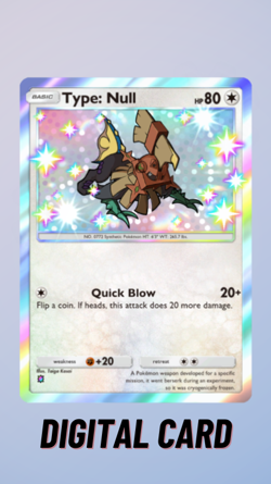 Type: Null Shiny Crimson Blaze Pokemon TCG Pocket 1 Star ⭐ (English) - Image 1