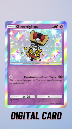Gimmighoul Shiny Paldean Wonders Pokemon TCG Pocket 1 Star ⭐ (English) - Image 1